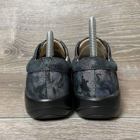 Alegria Kimi PRO Stone Roses Womens Sz 6-6.5/EU 36M Leather Metallic Floral Shoe - Picture 4 of 12